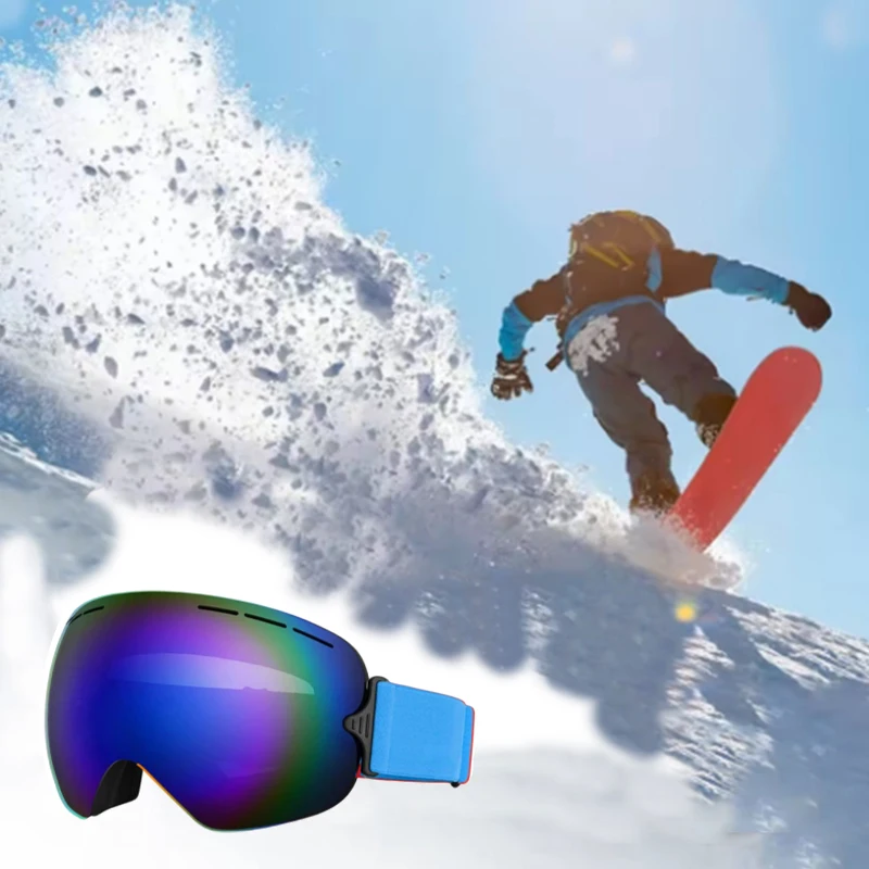 

Снежные очки высокой четкости Спортивные очки-дизайн для мотокросса для езды на велосипеде Идеально подходят для скалолазания, кемпинга, уличных защитных зимних очков