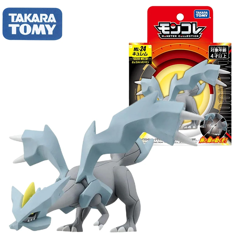 Takara tomy pokemon ML-24 kyurem figuras da moda brinquedos infantis modelo de desenho animado animação periféricos ornamentos decoração