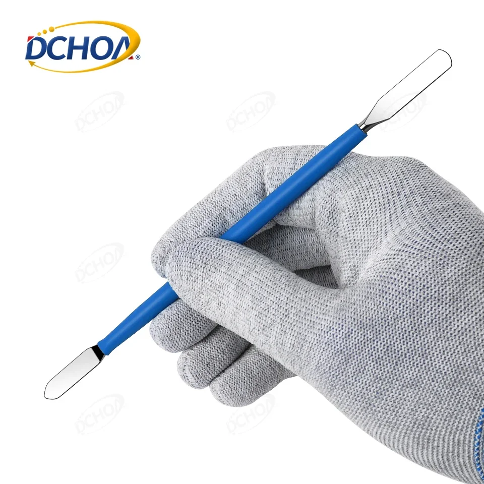 DCHOA 3PCS Stainless Steel Pry Tool Set for Car Vinyl Wrap PPF Window Tint Film Edge Tucking Squeegee Installation Tools