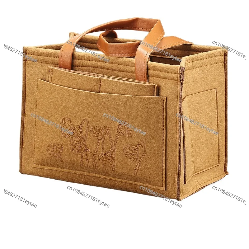 

2025 Outdoor travel tea set storage bag, portable car teapot teacup storage