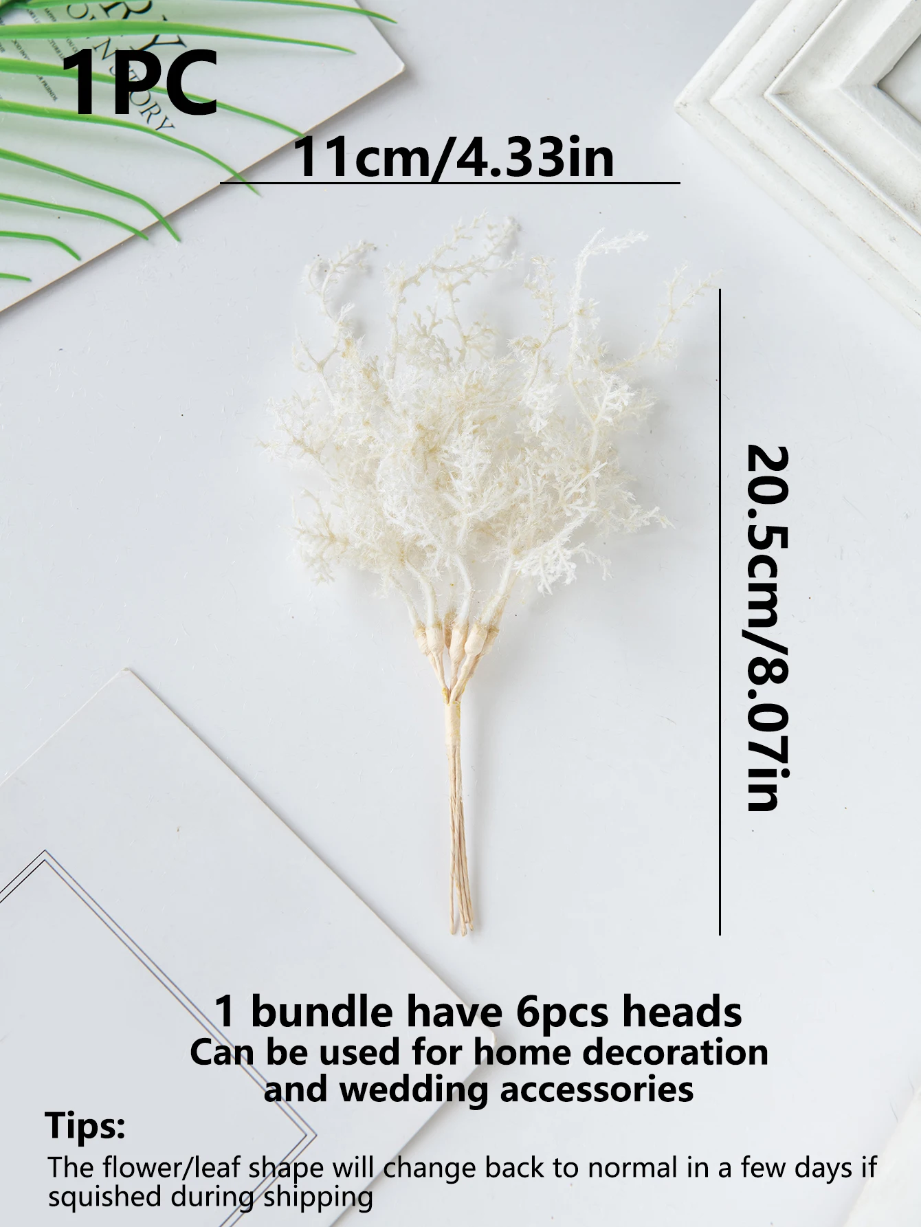 1/3Pcs Künstliche Pflanzen Goldene Silbrig Zweig Weihnachtsbaum Kränze Haar Zubehör Hause Zimmer Wand Hängen Hochzeit Dekoration – Detail 1