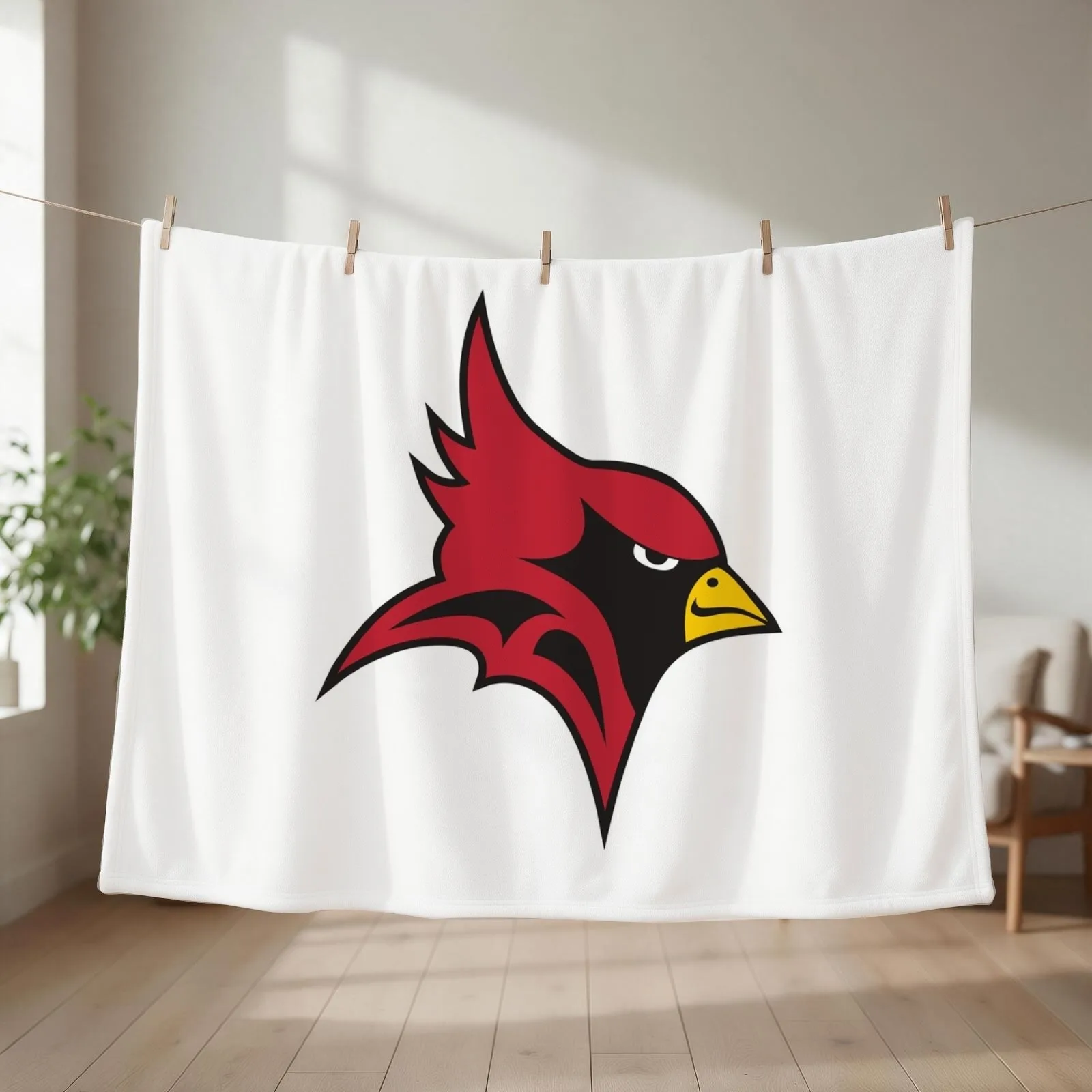 St. John Fisher cardinals Throw Blanket Single bed plaid Blankets Sofas Of Decoration Decoratives Blankets