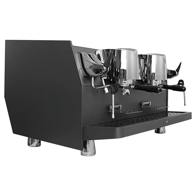 Máquina de Café Espresso Comercial Inteligente de 2 Grupos, 58 mm, Grado Industrial, Carcasa de Acero Inoxidable