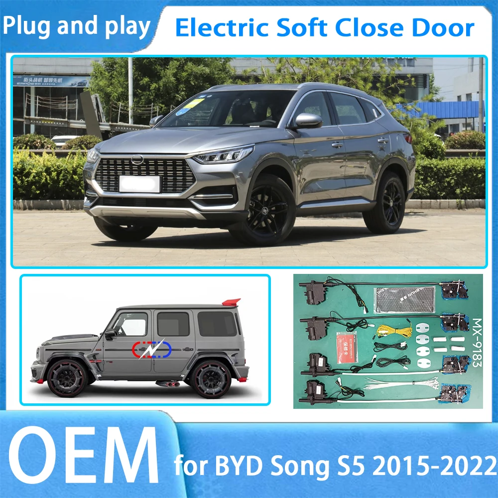 

for BYD Song S5 2015-2022 OEM Car Soft Close Door System Automatic Electric Auto Pull Power Latch Power Closing