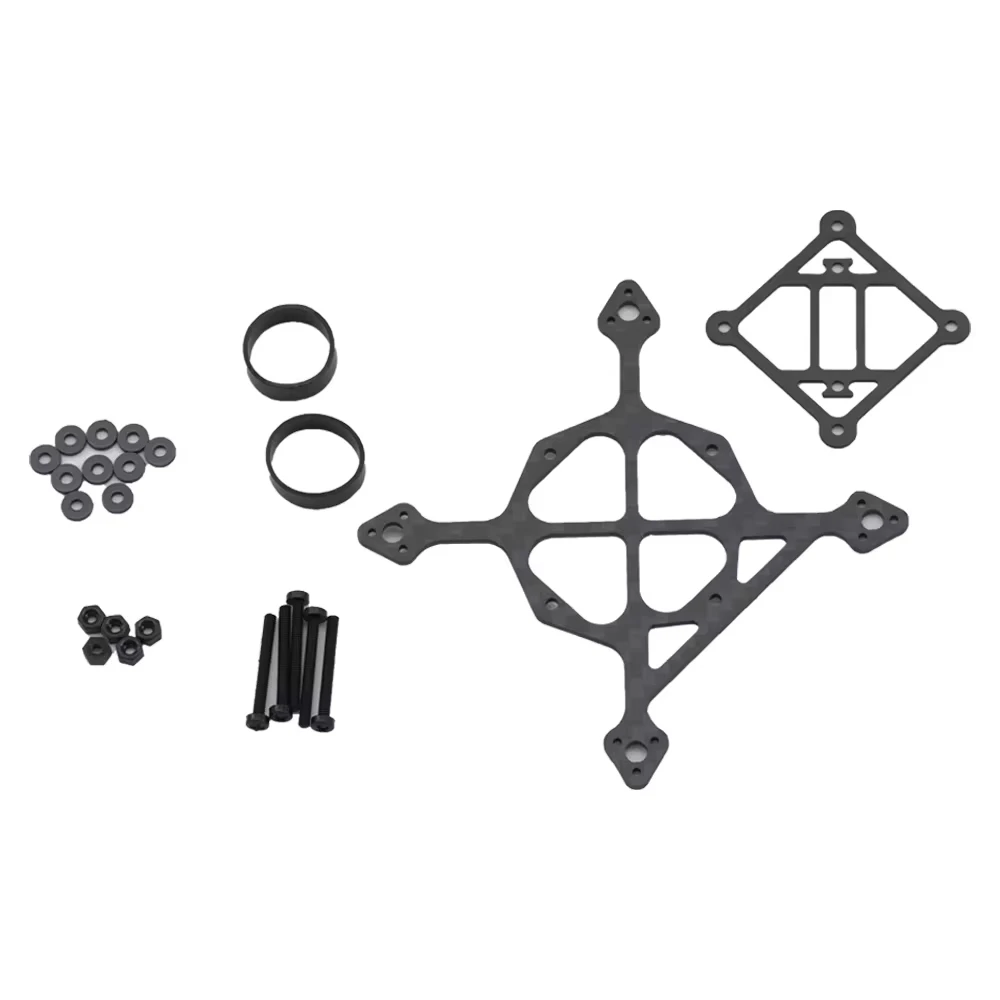 65mm 75mm 85mm 95mm Radstand 3K Carbonfaser-Bodenplatten-Rahmenkit 3-8g Toothpick Whoop Mini RC Drohne FPV Racing Quadcopter – Detail 1