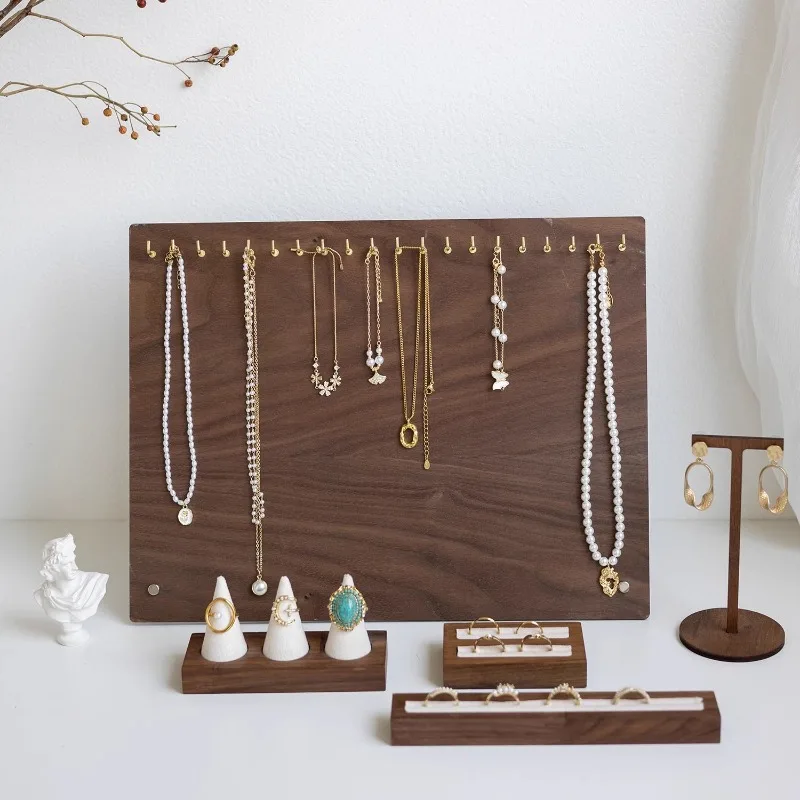 Vintage jewelry display stand, stud earrings, necklace, jewelry stand, counter table top bracelet, pendant jewelry storage stall