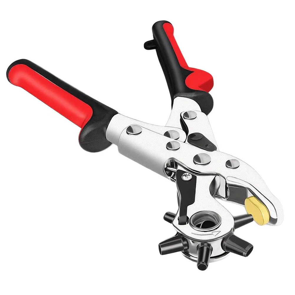 Multi-functional Punch Pliers Round Hole Oval Hole DIY Tool Watchband Strap Household Leathercraft Leather Belt Hole Punch Plier