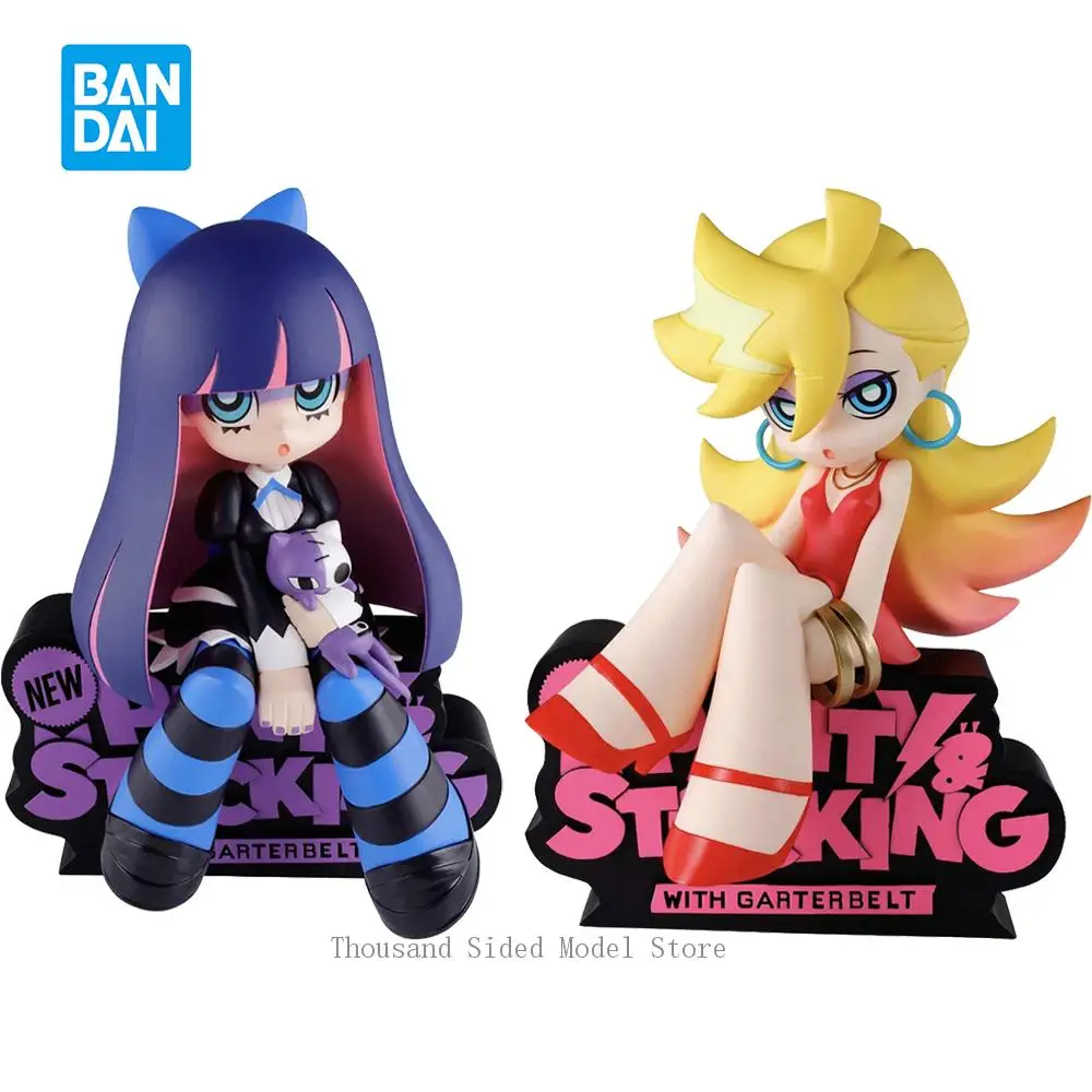 IN Stock Original Banpresto Monitor Top Panty Anarchy Stocking Anarchy Panty & Stocking with Garterbelt Anime Figure Model Toys