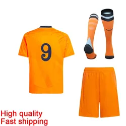 24/25 Seizoen Nieuw ‎Real Madrld Oranje Kit Madrides Shirt