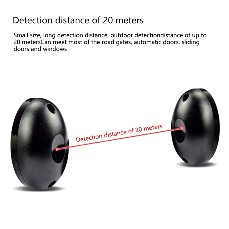 Easy to Install Beam Alarm 20 Meter Ranges for Robusts Perimeters Protections Dropship