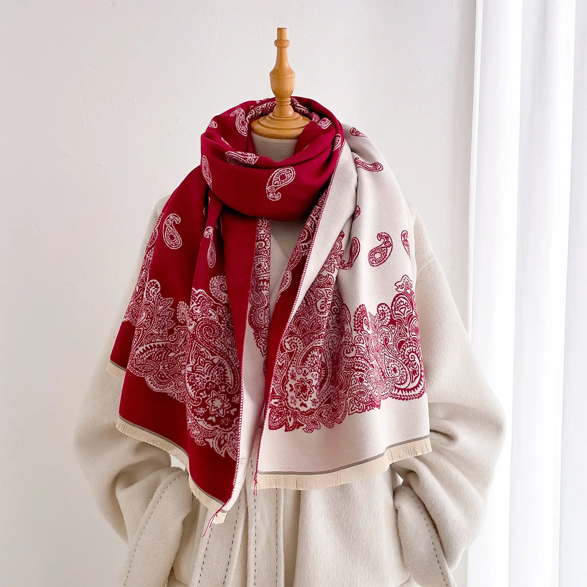 Women's Scarf Hijab Pashmina Shawl Bandana Cashmere Wrap Classy Adaptable Piece For Picnic Reception Normal Daily Dressing