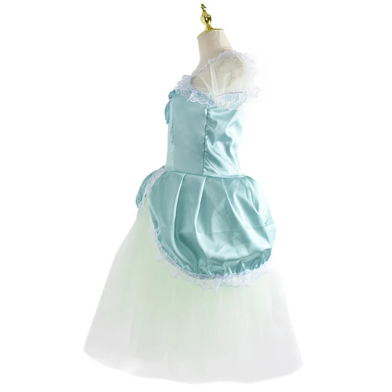 زي الباليه توتو الأخضر الطويل يغلق الفتيات على البحيرة الوطنية المهنية الباليه الباليه الفتيات تظهر بانيرا الباليه