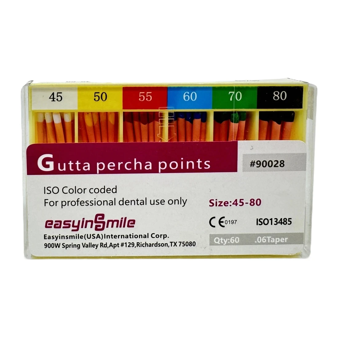 Dental Absorbent Paper Points Gutta15-40 Paper Points Pure Cotton Fiber Root Canal Absorption Dental 02 04 06 Sizes Easyinsmile