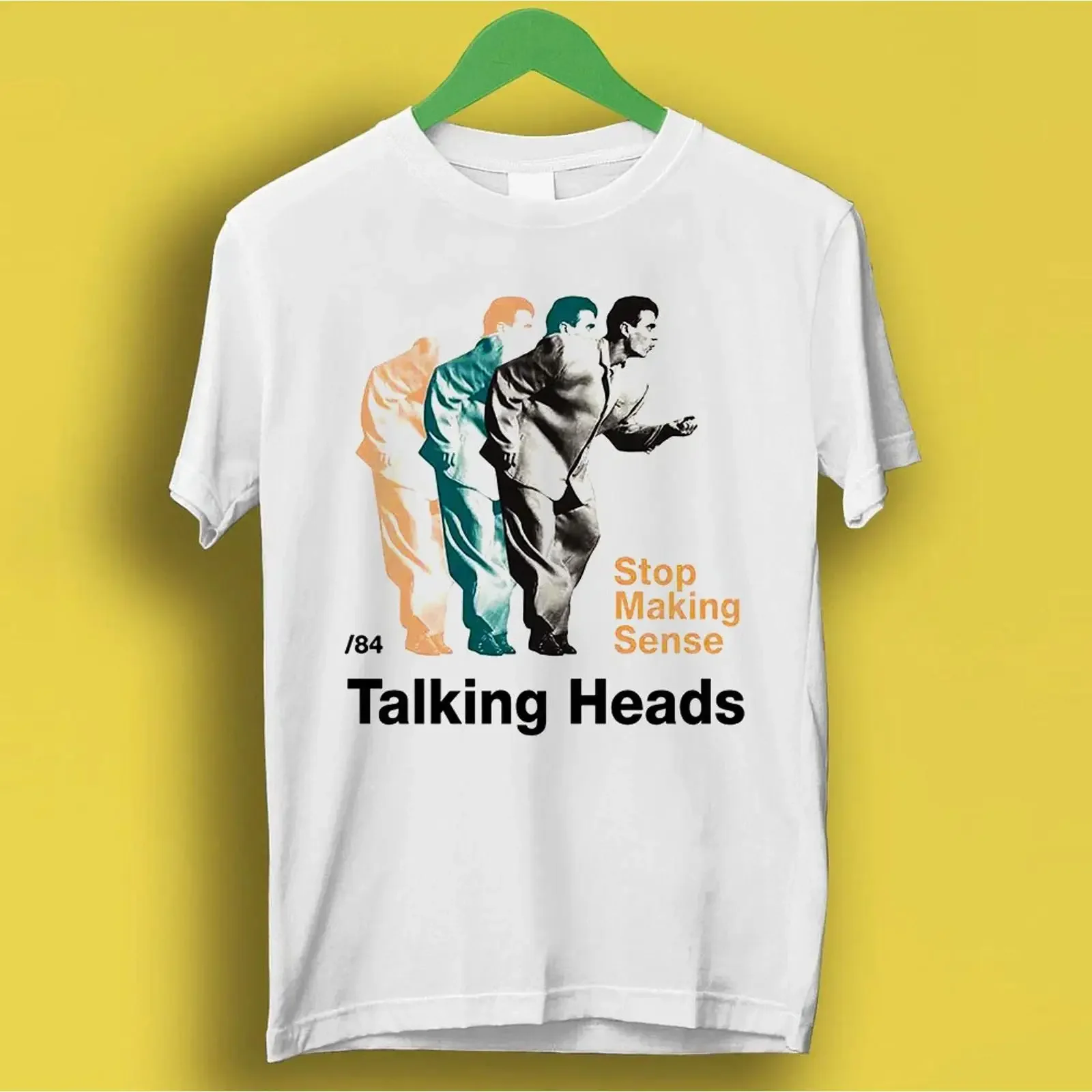 T Shirt Talking Heads Stop Making Sense Punk Rock Musik Retro Cool P7096 vintage Washed Stretched Stylish streetwear Soft