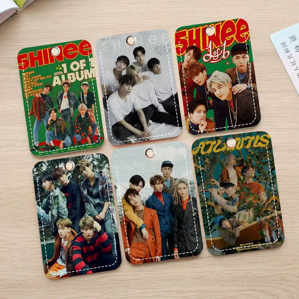 

Брелок-держатель для карт S-SHINeeS Kpop Band: защитный чехол для кредитных, идентификационных и банковских карт, модный аксессуар