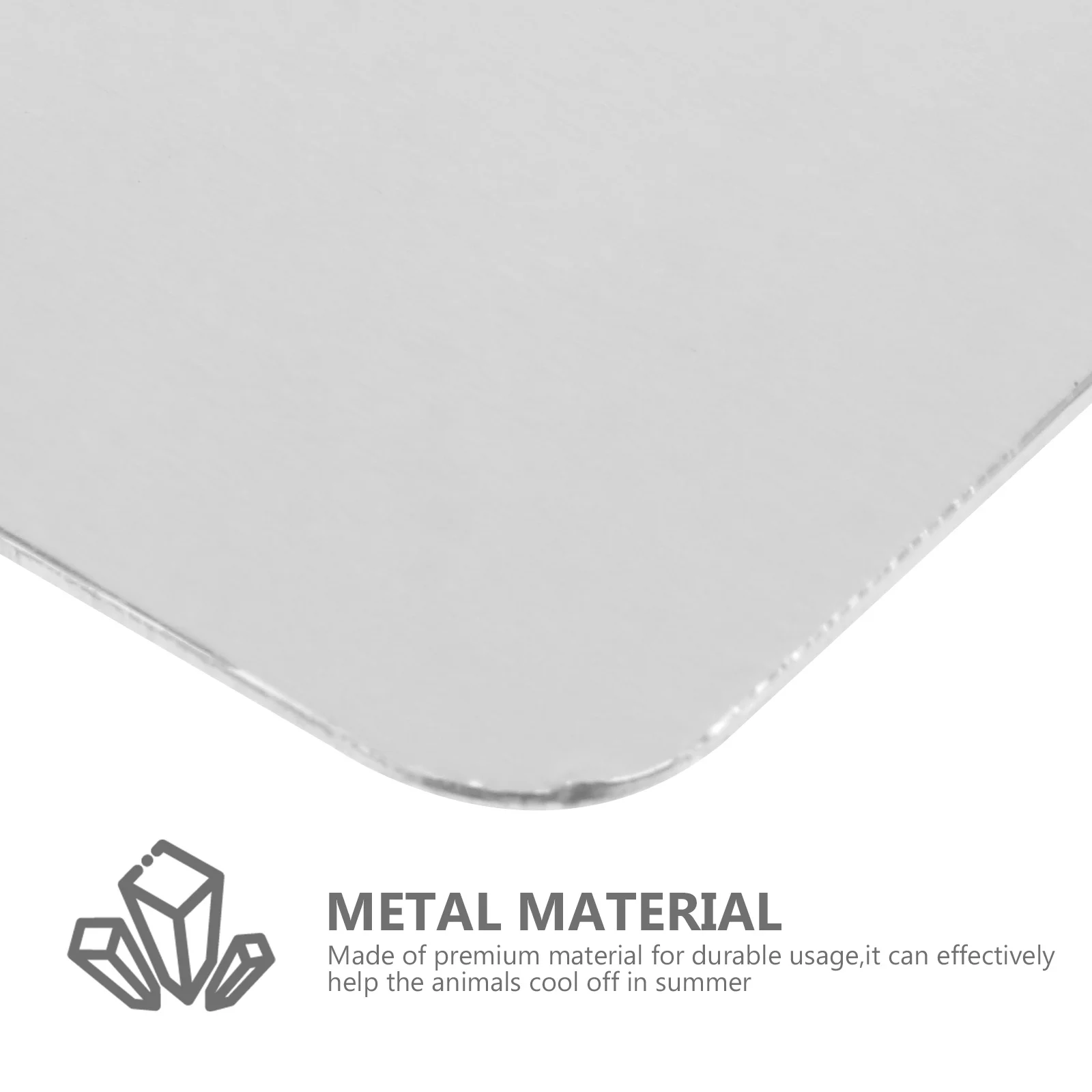 

Rabbit Hamster Cooling Pad 12x8cm Pet Cool Plate Durable Heat Absorption Fast Dissipation Suitable Chinchillas Ferrets