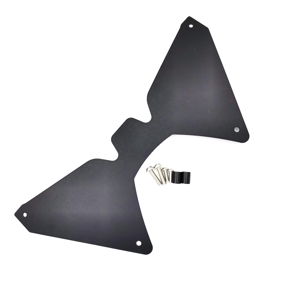 Black Fork Shield Updraft Deflector for Honda Africa Twin 1000L Reduce Helmet Vibratation