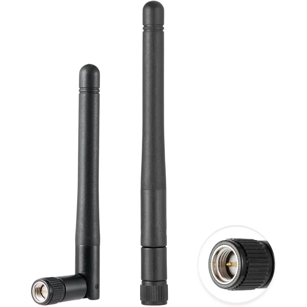 2PCS Dual Band WiFi Antenna 2.4GHz 5GHz 5.8GHz MIMO SMA Male Antennae for WiFi Router Wireless LAN Card PCIe Card Router — product photo 1 of 1