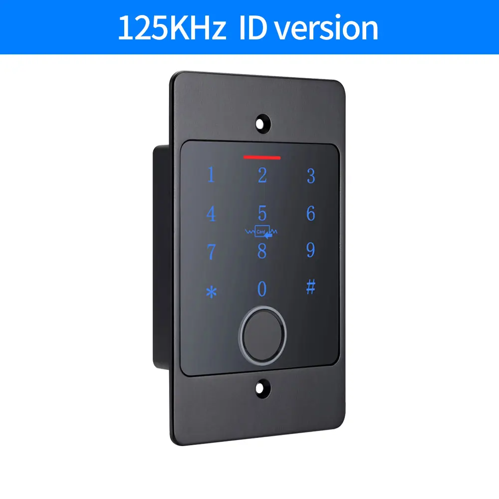 Support Tuya APP WIFI Waterproof Backlight RFID Door Access Control Fingerprint Card Reader Embedded Metal Keypad Access Control image 3