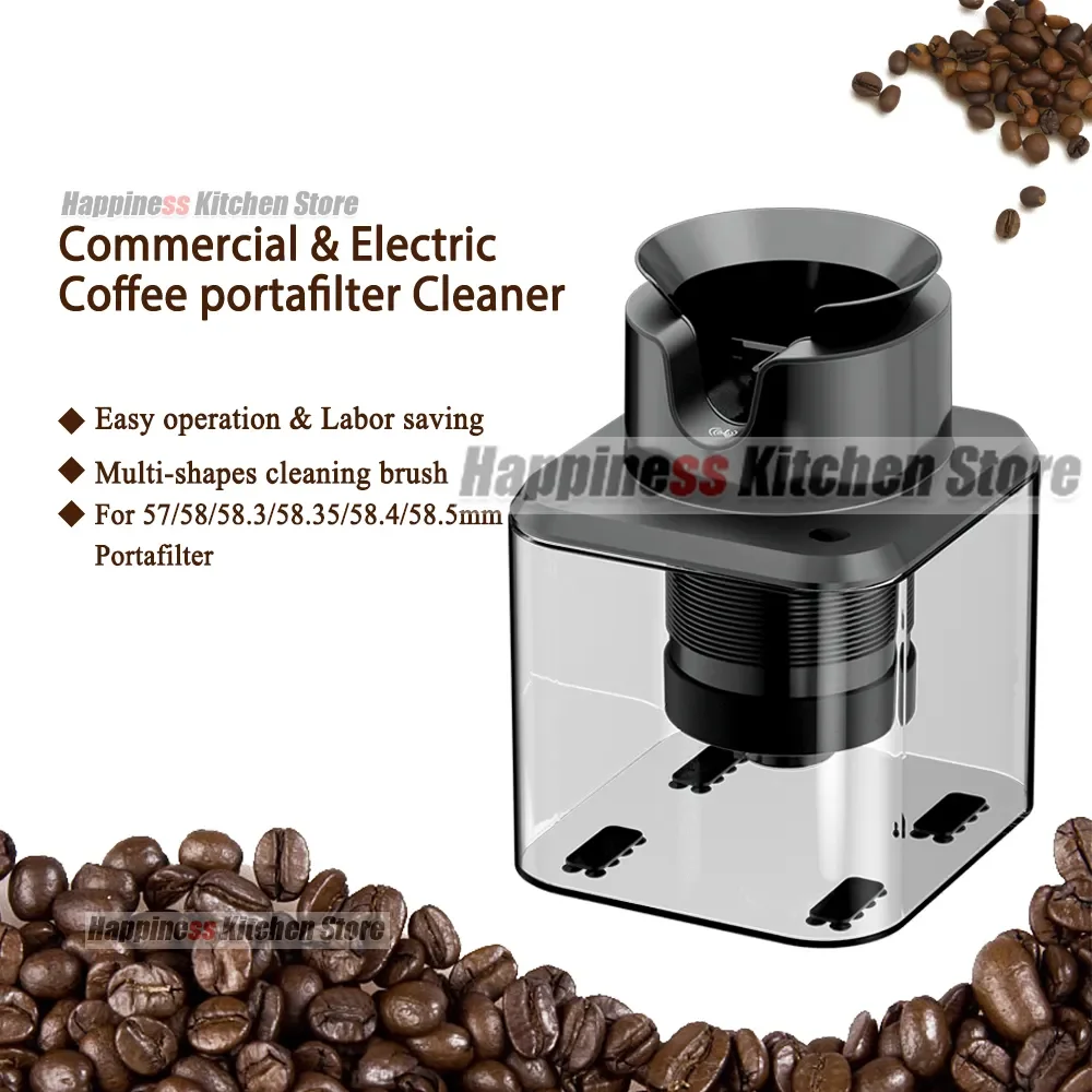 Automatic Cleaner For Coffee Portafilter Electric Portafilter Cleaner 58MM For Different Portafilters Cafe Tools Barista