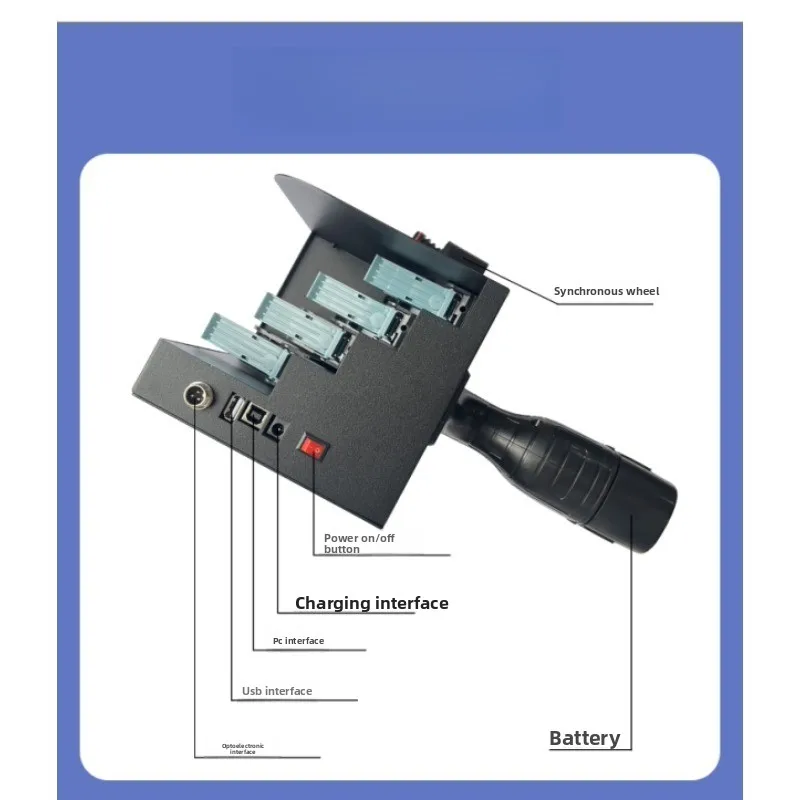 10 cm large character inkjet printer, handheld steel carton metal decoration cement wall coding machine