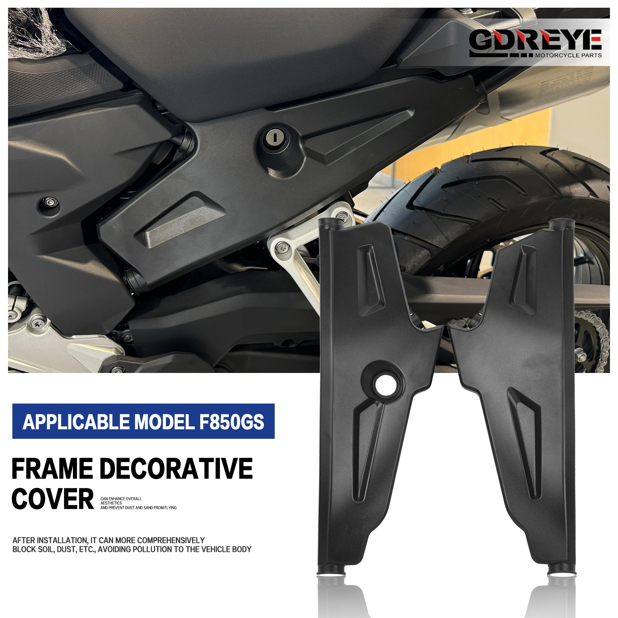 

Motorcycle for f850gs Left&Right Side Panel Infill Frame Guard Protector Cover For BMW F850GS F750GS f800gs