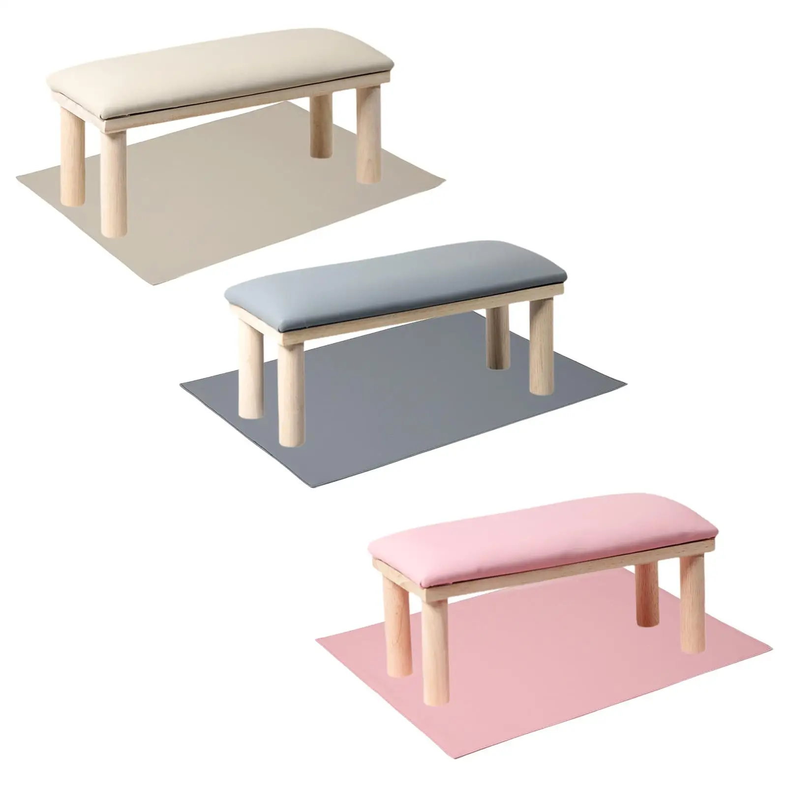 Nagelarmsteun Kussen Nail Art Armsteun Houten Salon Gereedschap Professionele Stijlvolle Zachte Nail Art Apparatuur Manicure Handsteun