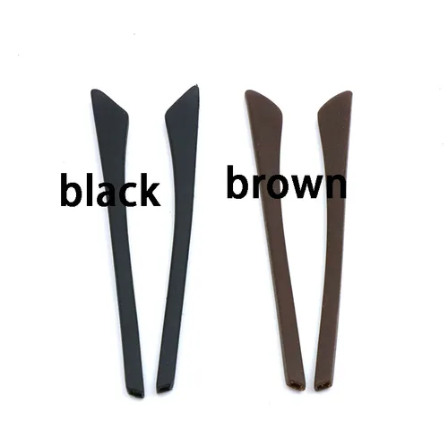 Imagen 2 del producto Accesorios para la cubierta de la pierna de las gafas, accesorio negro y marrón para gafas de sol Ray-Ban, espejo para miopía RB3484 3498 3506, pieza de herramienta de reparación de gafas, 2 pares