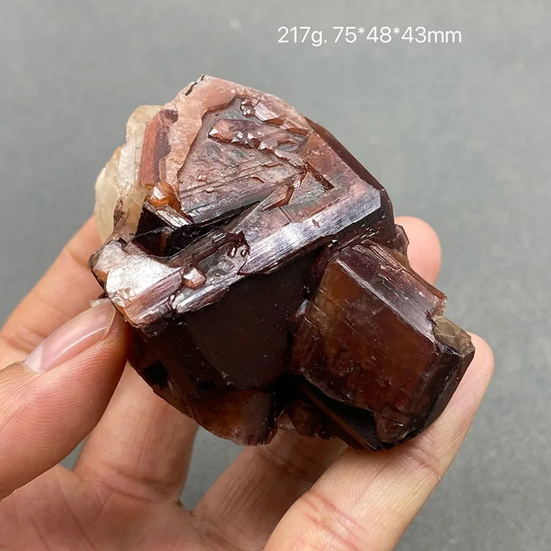 100% natural chocolate color calcite secondary crystallized raw stone mineral specimen healing crystal  Chenzhou, Hunan, China