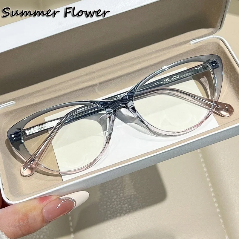 

Women Stylish Optical Frame Cat Eye Gafas for Prescription Lens Recipe Myopia Glasses Girl Eyewear Reading Glasses