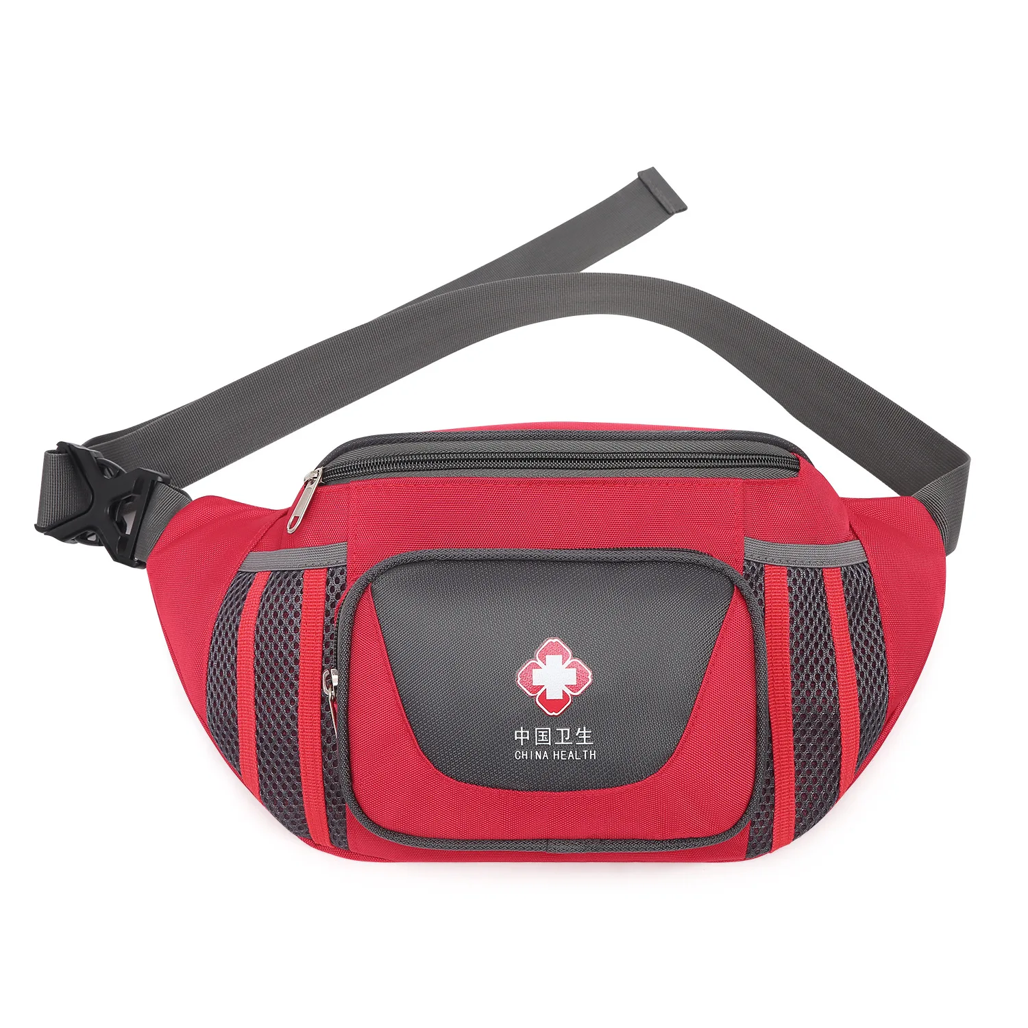 

Emergency Kit Team Universal Portable Red Fanny Bag Chinese Hygiene Personal Items Bag
