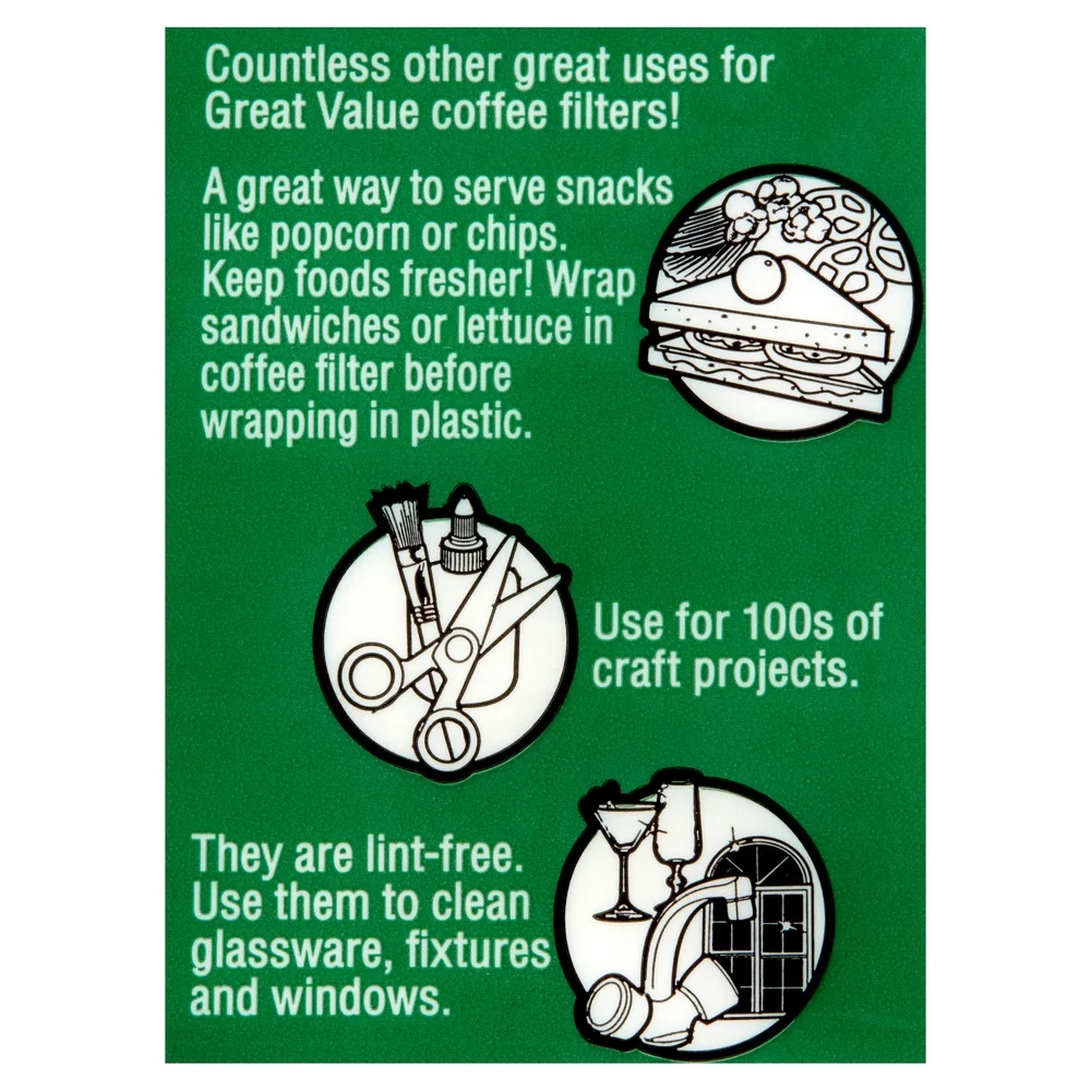 100 قطعة من فلاتر القهوة المخروطية المتوافقة مع صانعات الأكواب 1-4 أكواب، زيوت امتصاص خالية من الوبر، قهوة لذيذة نظيفة، متعددة الاستخدامات لتقديم الطعام #6