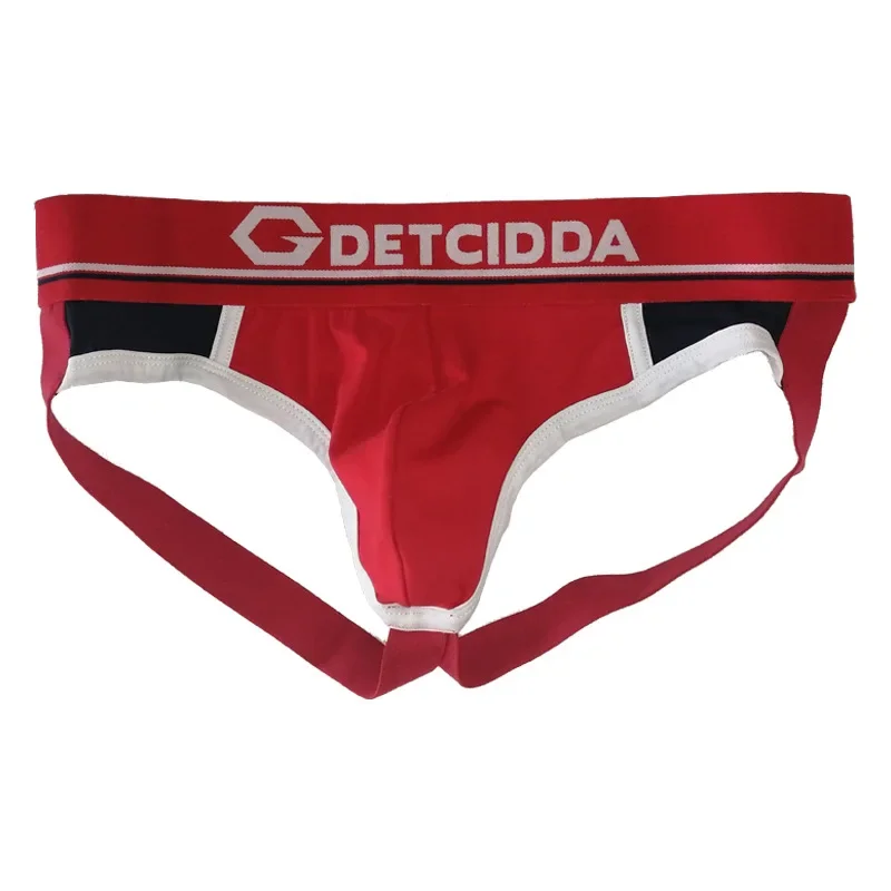 Sexy Mens Underwear Jockstraps Athletic Supporter Cotton Sexy Jocks Bikini G-strings Thong Cuecas Male Panties Briefs Gay Penis