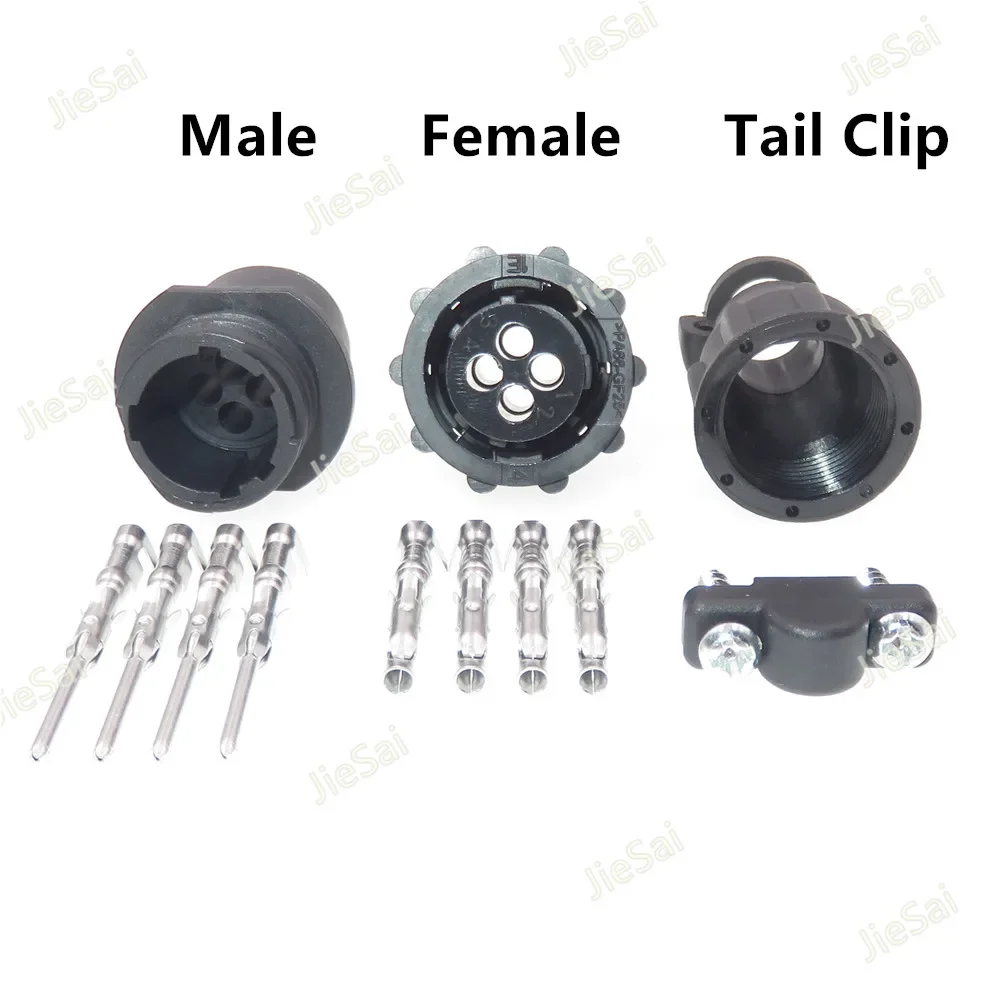 4 Pin Automobile Aviation Cable Connector 182658-1 182919-1 206153-1 182647-1 206060-1 206062-4 Car Sensor Plug For SMT