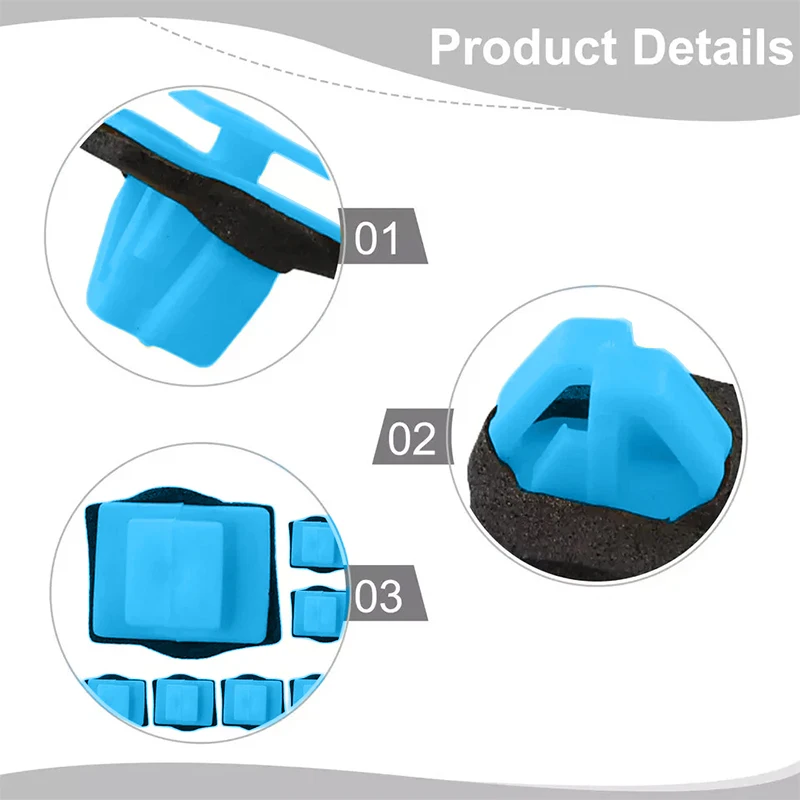 

20pcs Plastic Side Skirt Moulding Exterior Trim Clips For Hyundai Santa Fe & Kia Sportage Car Accessories Auto Fastener & Clips