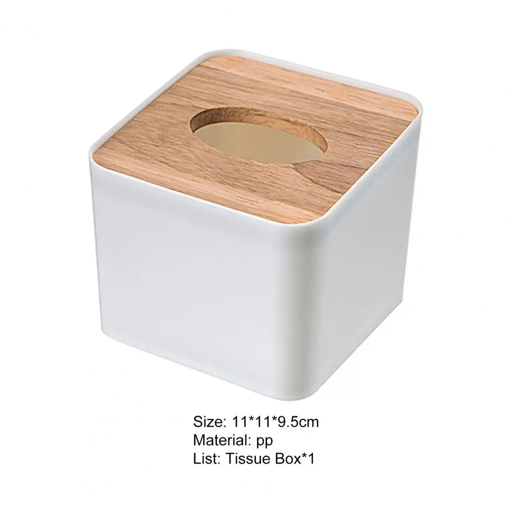 11*11cm Tissue Storage Box Tissue Holder Napkin Container Wet Tissue Paper Dispenser Case OrganizerFor Office Home Car Accessory