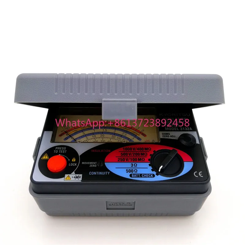 KYORITSU 3132A Analogue Insulation Continuity Tester Voltage:250V/500V/1000V Earth Tester