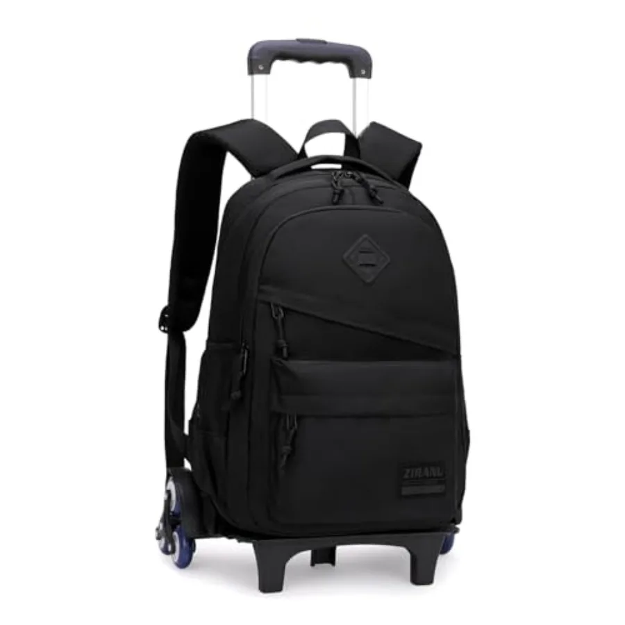 

Rolling Backpack for Boys Girls School BookBag with Wheels Luggage Trolley Back Pack on Wheels Elementary Travel Bag