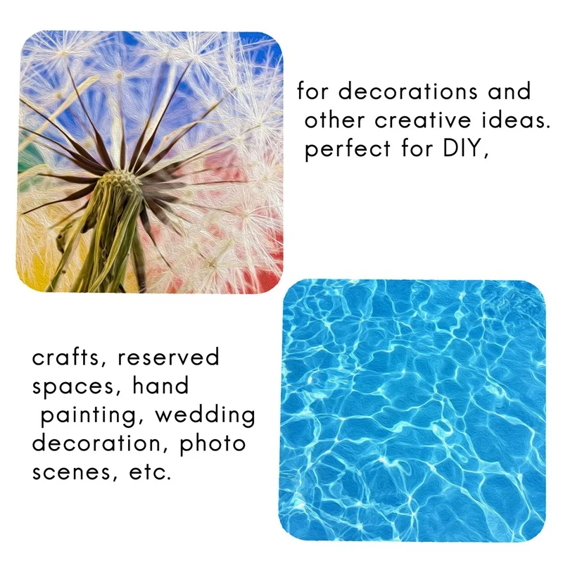 50 fatias de madeira decorativas quadradas diy