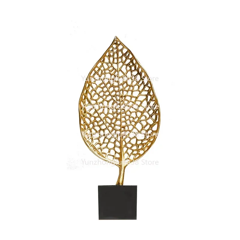 

Artificial Golden Leaf Ornaments Nordic Resin Autumn Home Decor Ornaments