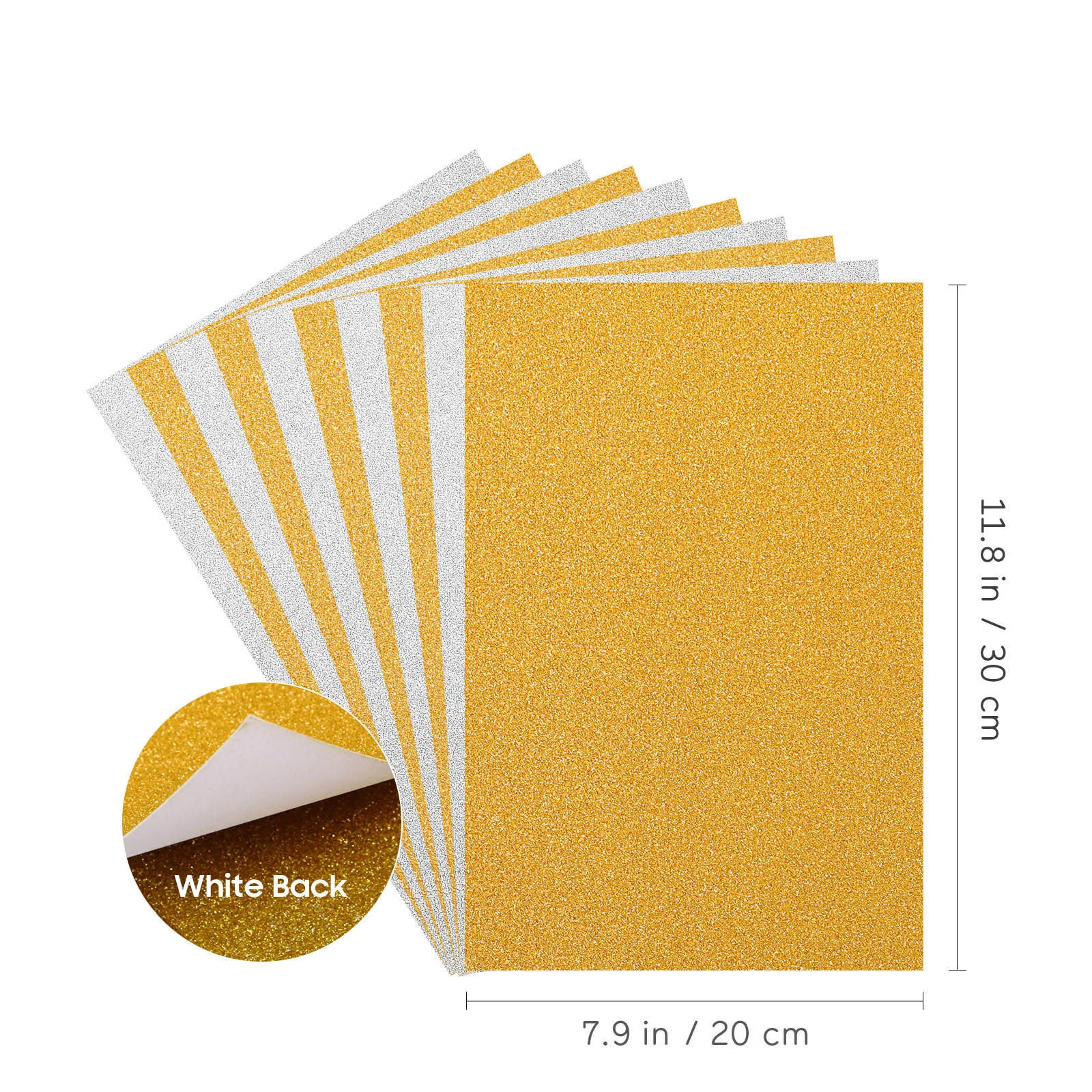 10 قطعة ورق البطاقات اللامع الذهب والفضة سباركلي لصياغة أكواب الشارات تحسين المنزل المشاريع الإبداعية