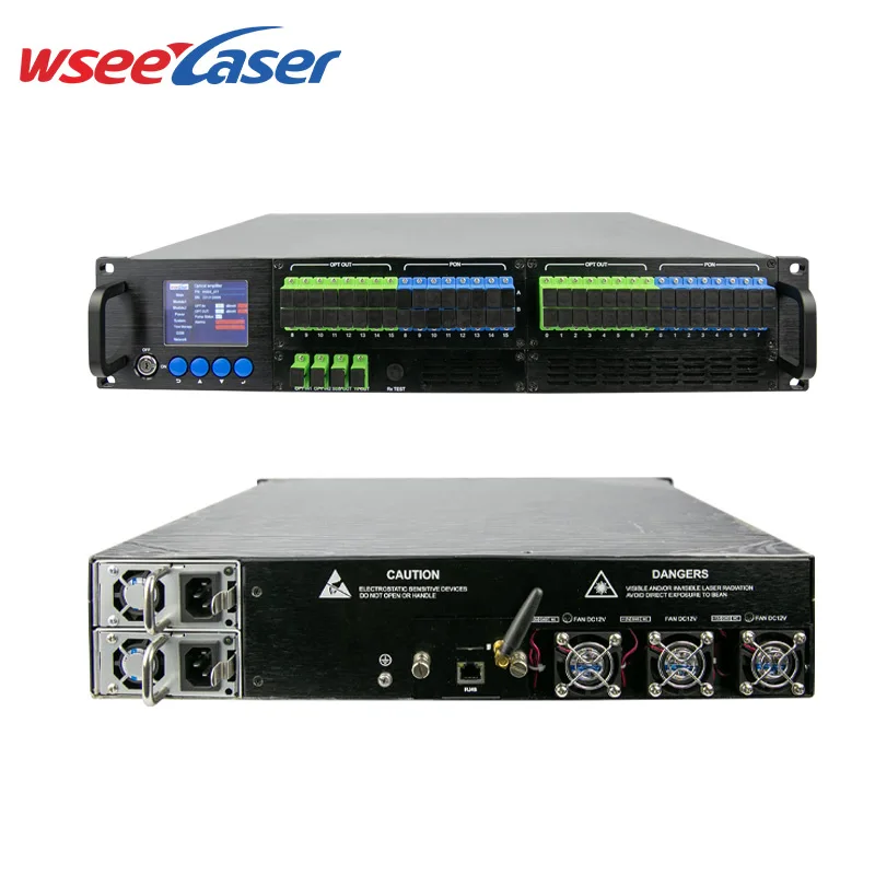 WSEE High Power EYDFA Multi Output EYDFA With WDM Use For FTTH Fiber Network