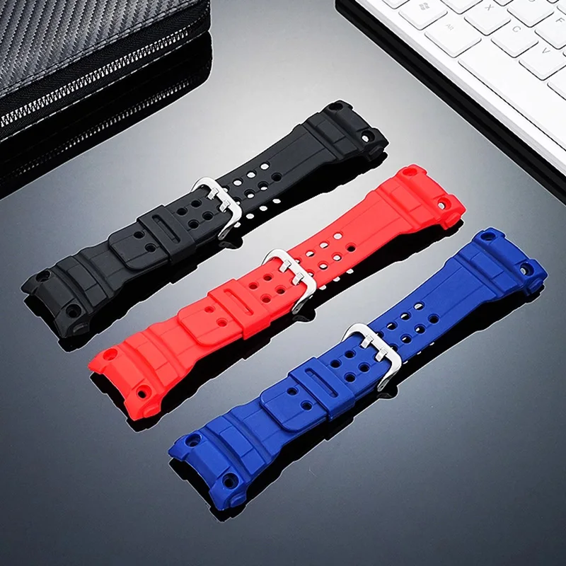 Correa de reloj de silicona con interfaz especial para Casio Navigation Master 5371 serie GWN-1000/GWN-1000B pulsera de silicona para reloj