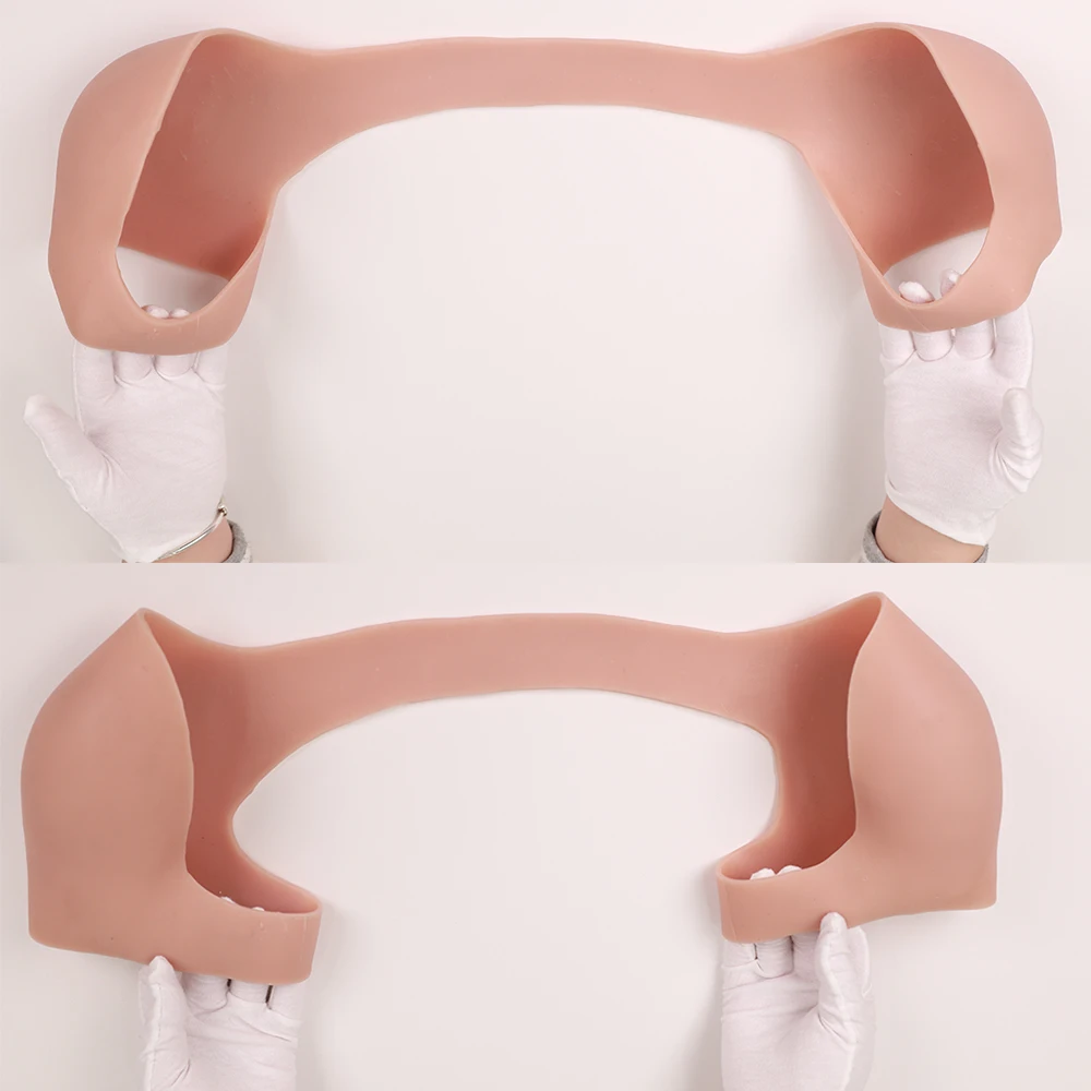 Silicone Solid Pads Enhancer Men Shoulder Push-up Muscle Shaping Styles Stronger Cosplay Bodysuit Sexy Anti-Slip Invisible