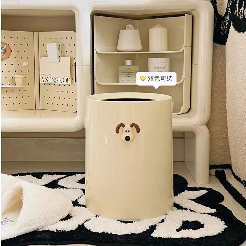 Waste Bins Can Easy To Clean and Durable Family Living Room Dumpster Convenient Hand Pressed Trash Can