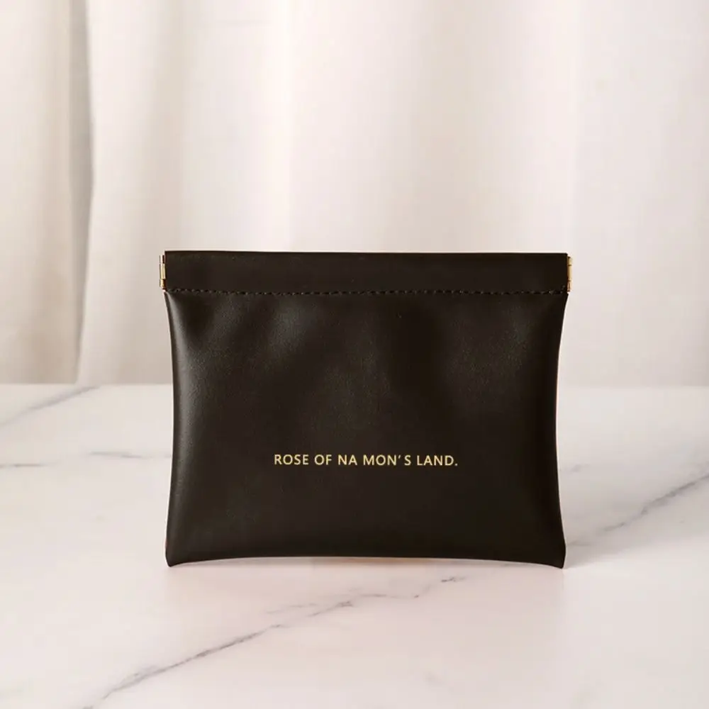 Fashion Simple Lipstick Makeup Bag Portable Mini Jewelry Handbag Travel PU Key Small Bags Women Girls