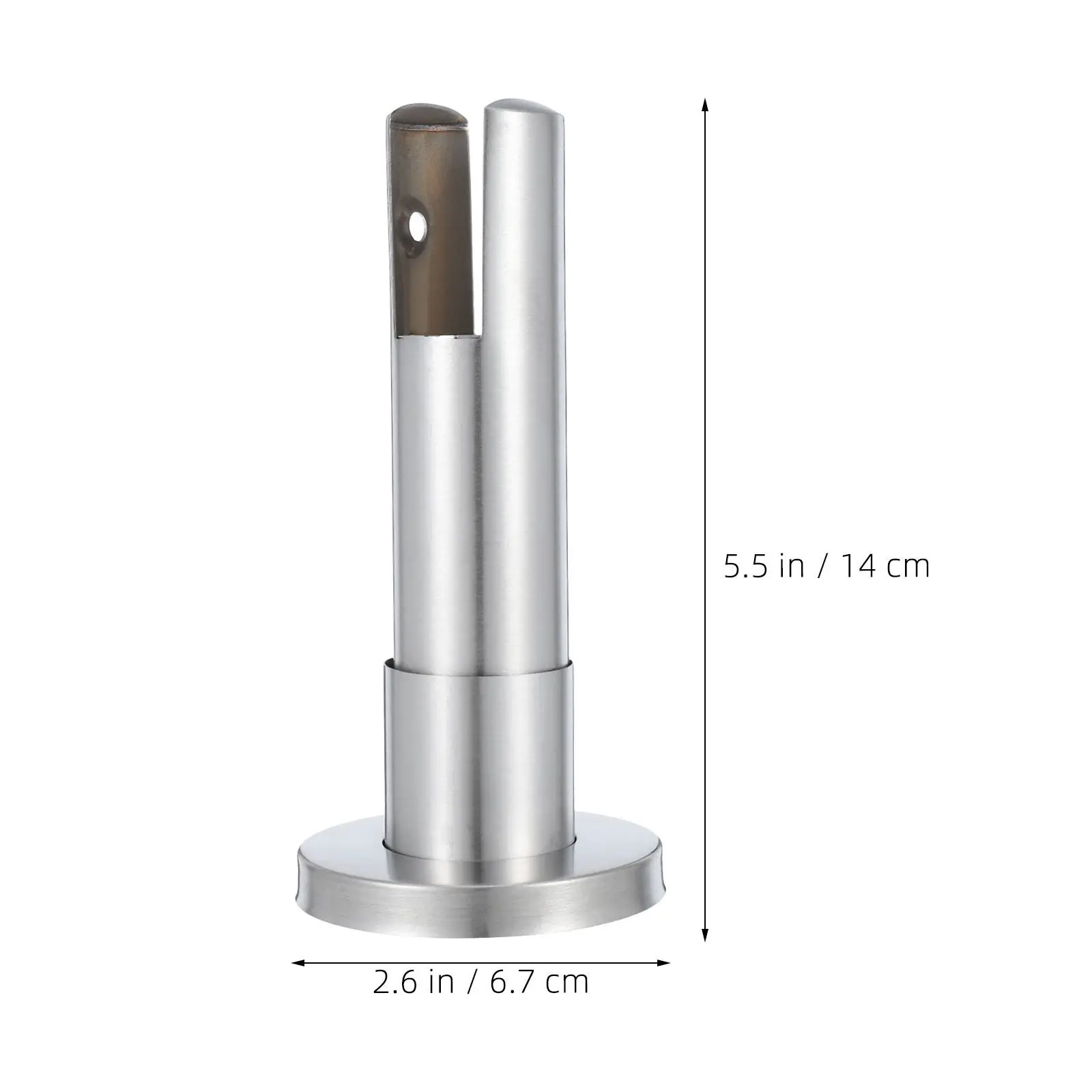 4Pcs Bathroom Partition Support Feet Stainless Steel Restroom Stall Brackets 015 02 023 Inch Thickness Public Toilet Cubicle