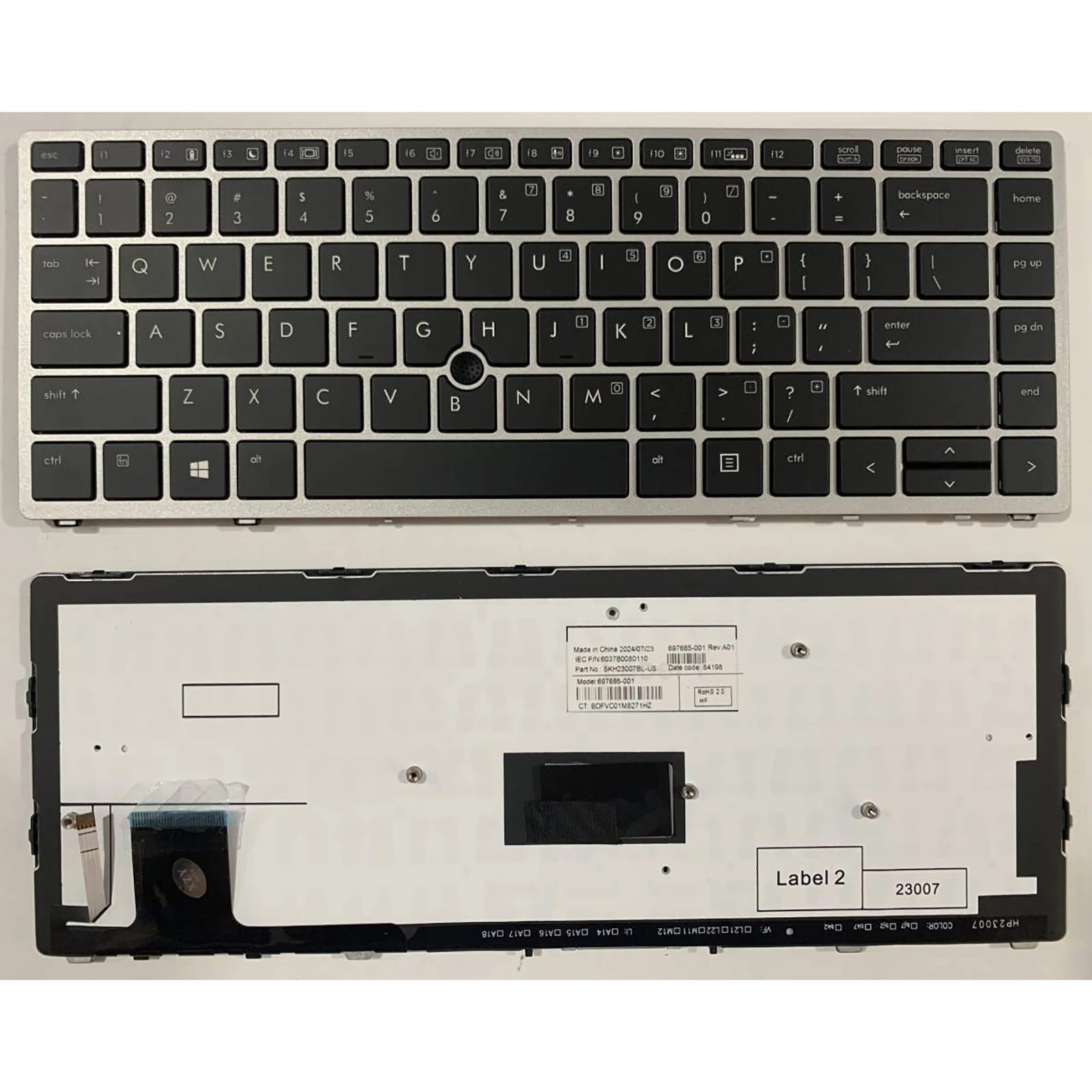Laptop keyboard US Layout for HP EliteBook Folio 9470M 9470 9480 9480M