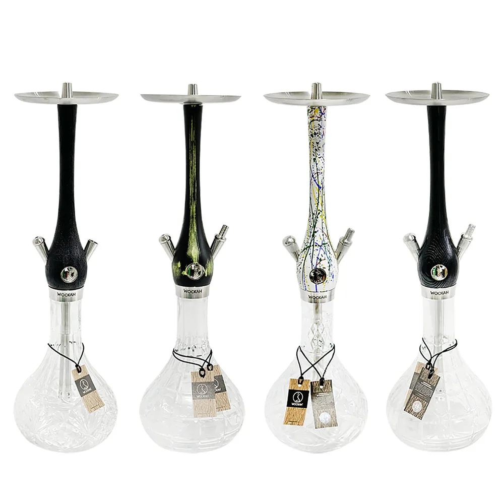 Multi Color Stainless Steel Wookah Hookah Shisha Smoking Set Narguile Chicha Luxury Hookah