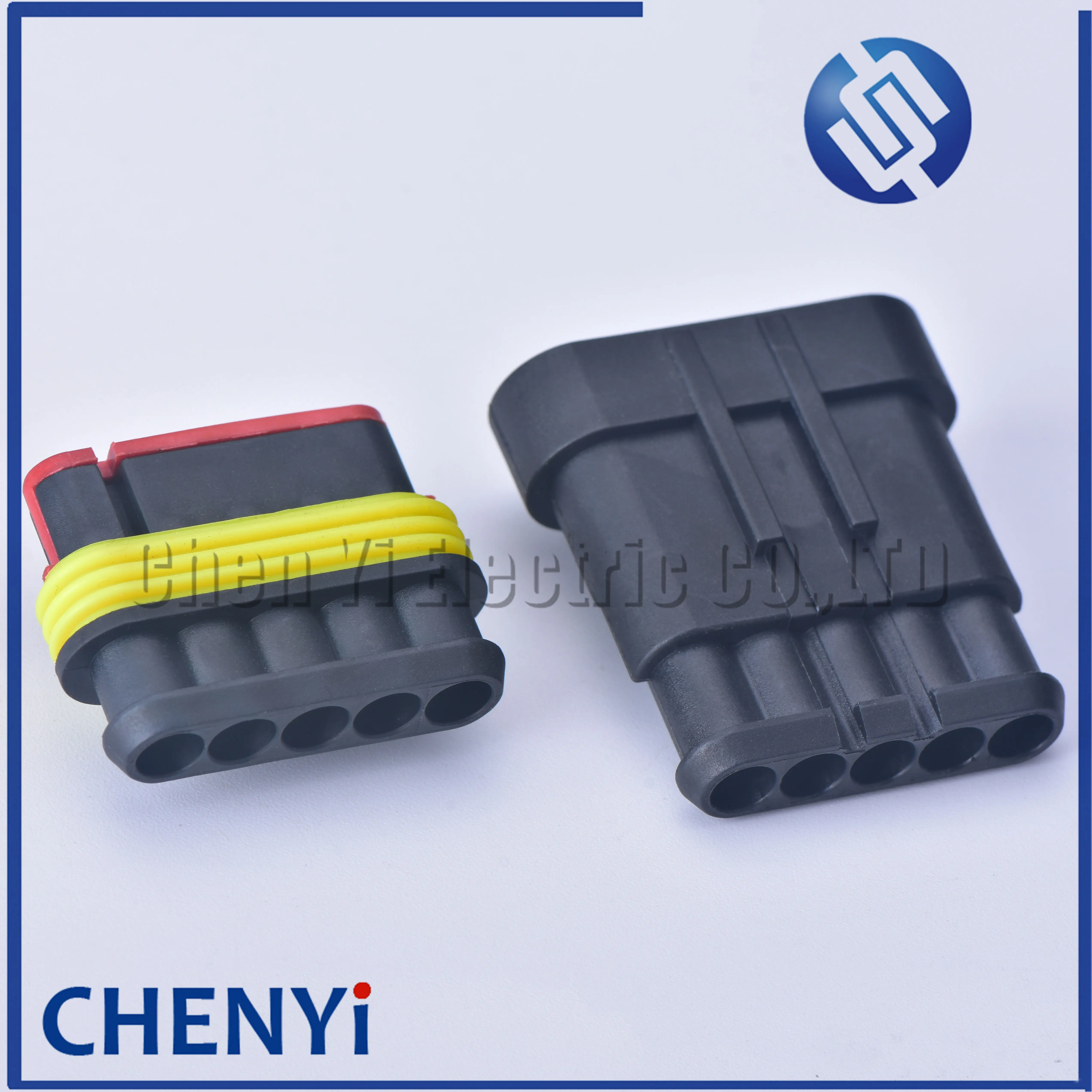 2 sets Tyco AMP 5 Pin Superseal male female Waterproof Automotive electrical wire connector plug connector 282107-1 282089-1